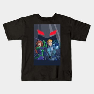 Commander Tomorrow Into Neon Darkness Kids T-Shirt